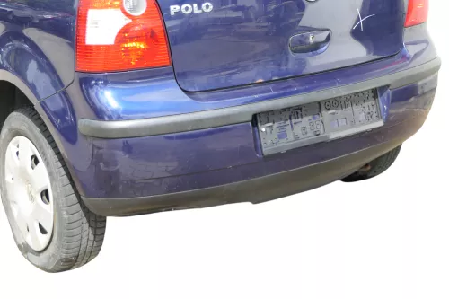 VW Polo 9N 9N3 Stoßstange Heckstoßstange hinten blau LB5N