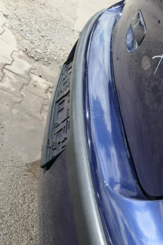 VW Polo 9N 9N3 Stoßstange Heckstoßstange hinten blau LB5N (183316)