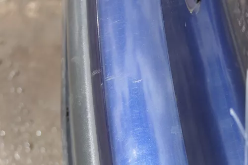 VW Polo 9N 9N3 Stoßstange Heckstoßstange hinten blau LB5N (183316)