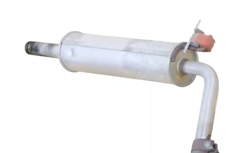 VW Polo 9N Ibiza 6L Auspuff Mittelschalldämpfer + Mitte 1,2 AWY AZQ BMD BME