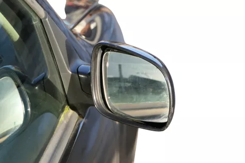 VW Golf 4 Bora manueller Spiegel vorne rechts Außenspiegel schwarz LC9Z (183335)