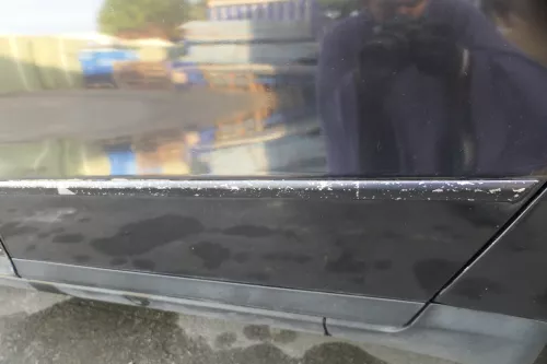 VW Passat 3C Kombi Variant Tür hinten links schwarz LC9X -OHNE Anbauteile (183357)