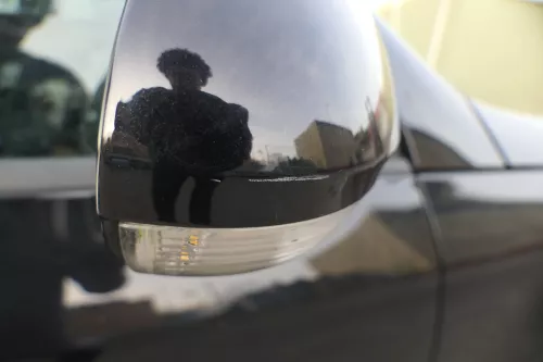 Passat 3C elektrischer Spiegel Außenspiegel rechts +Glas Blinker schwarz LC9X (183359)