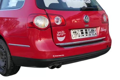 VW Passat 3C Kombi Stoßstange hinten Heckstoßstange Stoßfänger rot LY3D (183386)