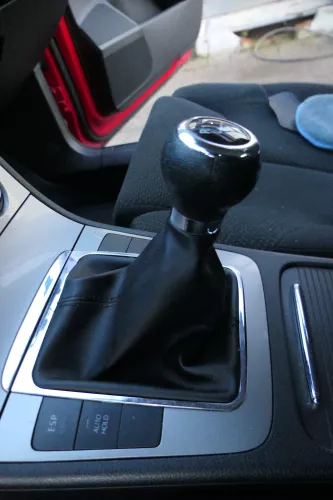 VW Passat 3C 6-Gang Schaltknauf Schaltsack Schaltung Schaltknüppel original (183401)