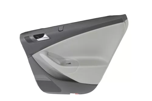 1x VW Passat 3C Kombi Türverkleidung Verkleidung Tür grau Leder Sonnenrollo rech