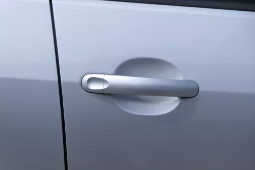 VW Golf Plus 5M Tür vorne rechts Beifahrertür grau silber LA7W Türblatt + Rahmen (183435)