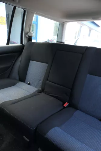 Golf 4 Bora Variant Kombi Sitz Rückbank Rücksitzbank hinten Sitze blau schwarz (183488)