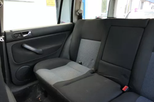 Golf 4 Bora Variant Kombi Sitz Rückbank Rücksitzbank hinten Sitze blau schwarz (183488)