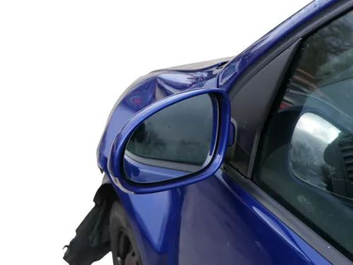 VW Golf 5 1K elektrischer Spiegel Außenspiegel links mit Blinker blau LC5J (183508)