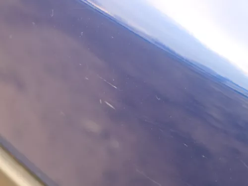 VW Golf 5 1K Limousine Stoßstange hinten Heckstoßstange blau LC5J (183520)