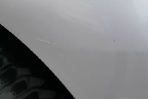 VW Fox 5Z Stoßstange hinten Stoßfänger silber LA7W Heckstoßstange (183545)