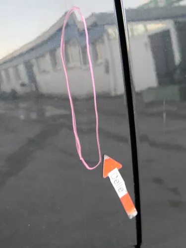 Skoda Fabia 5J Limousine Tür hinten rechts schwarz LF9R - ohne Anbauteile (183592)