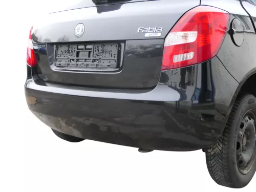 Fabia 5J Schrägheck Limousine Stoßstange hinten Heckstoßstange schwarz LF9R (183594)