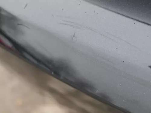 Fabia 5J Schrägheck Limousine Stoßstange hinten Heckstoßstange schwarz LF9R (183594)