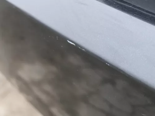 Fabia 5J Schrägheck Limousine Stoßstange hinten Heckstoßstange schwarz LF9R (183594)