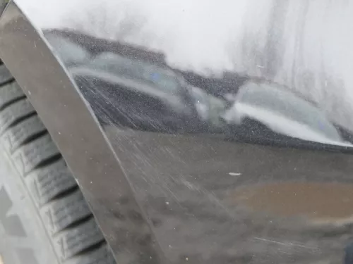 Fabia 5J Schrägheck Limousine Stoßstange hinten Heckstoßstange schwarz LF9R (183594)