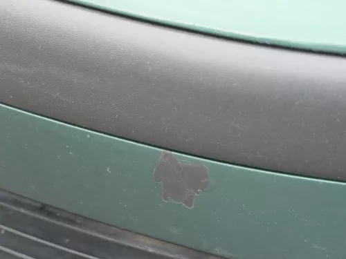 VW Passat 3B Stoßstange vorne Frontstoßstange Stoßfänger vorne grün LC6N + Grill (183616)