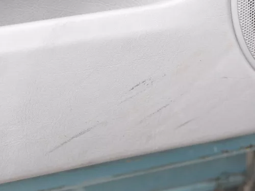 1x Passat 3B Variant Türverkleidung Verkleidung Tür vorne links Griff grau (183625)