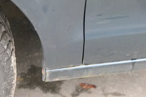 VW Polo 9N3 Kotflügel vorne links grün LC6X (183641)