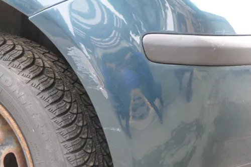 VW Polo 9N 9N3 Stoßstange Heckstoßstange hinten grün LC6X (183646)