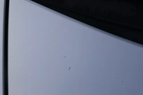 Skoda Fabia 6Y Motorhaube Klappe vorne silber LF7T vorn     (OHNEgrill!) (183657)