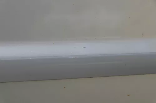 Skoda Fabia 6Y Limousine Schrägheck Tür hinten links grau silber LF7T (183677)