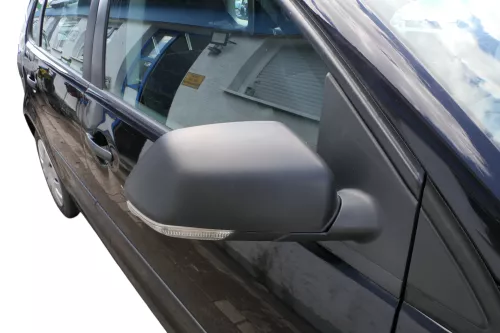 VW Polo 9N 9N3 mechansicher Spiegel Außenspiegel rechts vorne schwarz Blinker