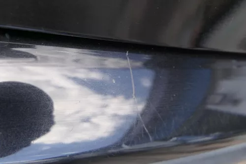 VW Polo 9N 9N3 Stoßstange Heckstoßstange hinten schwarz LC9Z - Einparkhilfe PDC (183798)