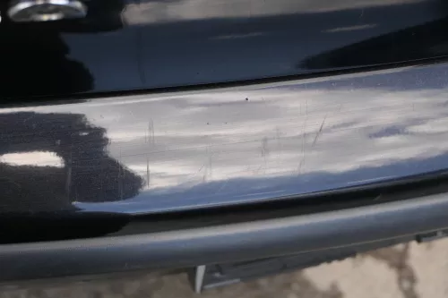 VW Polo 9N 9N3 Stoßstange Heckstoßstange hinten schwarz LC9Z - Einparkhilfe PDC (183798)