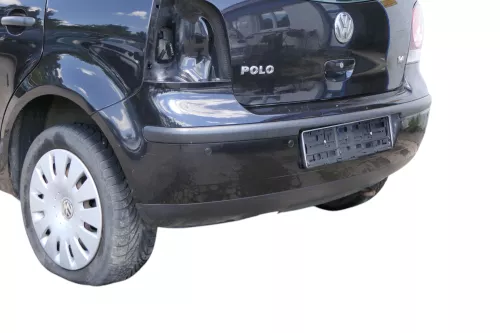 VW Polo 9N 9N3 Stoßstange Heckstoßstange hinten schwarz LC9Z - Einparkhilfe PDC (183798)