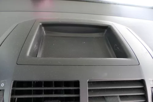 VW Polo 9N Mittelkonsole Verkleidung um Radio schwarz 6Q0858069AD /T (183809)