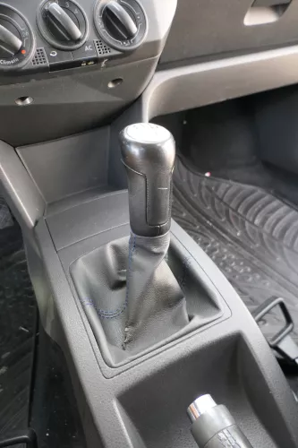 VW Polo 9N 9N3 Schaltknauf Schaltsack Schaltung 6Q1711113G Leder schwarz (183811)