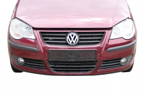 VW Polo 9N3 Stoßstange vorne Frontstoßstange Stoßfänger rot LC3R Grill