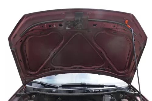 VW Polo 9N3 Cross Motorhaube KLappe vorne rot LC3R (183823)