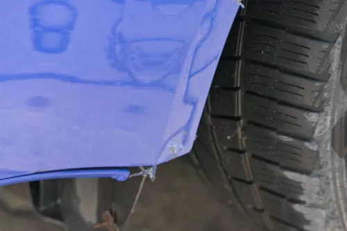 VW Golf 4 1J Stoßstange vorne Stoßfänger vorn blau LW5Z (183849)