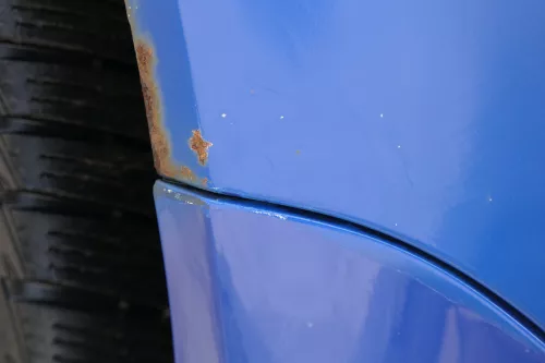 VW Golf 4 1J Stoßstange vorne Stoßfänger vorn blau LW5Z (183849)