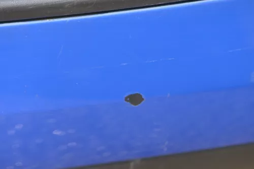 VW Golf 4 Bora Kombi Stoßstange hinten Heckstoßstange Stoßfänger blau LW5Z (183854)