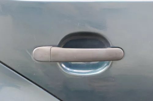 VW Golf 4 Limousine Tür hinten rechts grün LC6X  (KEINkombi) ohne Anbauteile (183871)