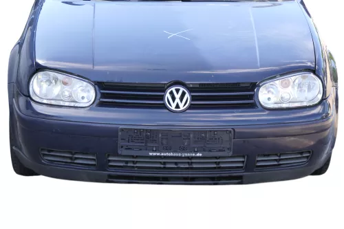VW Golf 4 1J Stoßstange vorne Stoßfänger vorn blau LA5G