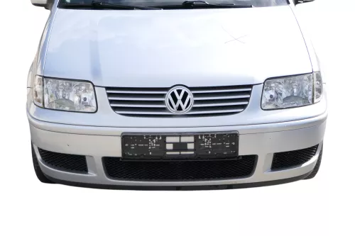 VW Polo 6N2 Stoßstange vorne Frontstoßstange Stoßfänger silber LA7W