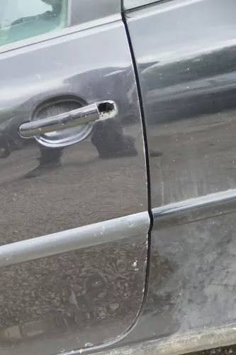 Golf 5 V 1K Tür Türblatt vorne links Fahrertür 2/3-Türer schwarz L041 + Rahmen (184031)