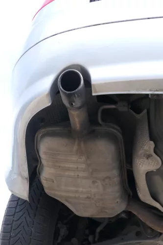 Audi A4 8E B6 Auspuff Endschalldämpfer Endtopf ALZ 1,6 Benziner