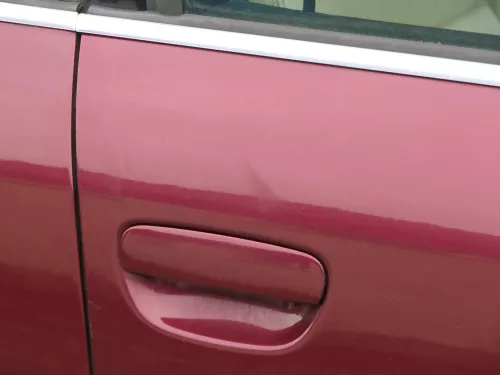 Audi A6 4B C5 Tür nur Türblatt vorne rechts Beifahrertür rot LZ3L - Dellen! (184091)