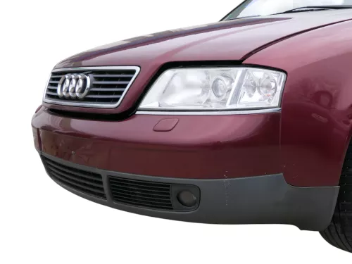 Audi A6 4B Frontstoßstange Stoßstange vorn vorne Stoßfänger LZ3L rot SWR (184092)