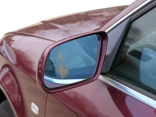 Audi A6 4B Spiegel Außenspiegel links elektrisch rot LZ3L + GLAS (184094)