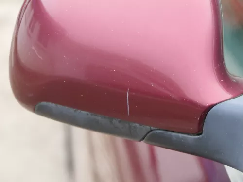 Audi A6 4B Spiegel Außenspiegel rechts elektrisch rot LZ3L + GLAS (184095)