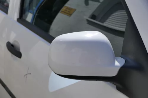 VW Golf 4 Bora elektrischer Spiegel vorne rechts Außenspiegel weiß LB9A Glas