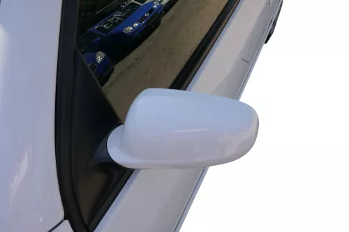 VW Lupo Arosa elektrischer Spiegel Außenspiegel links weiß LB9A