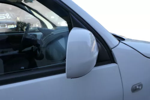 VW Lupo Arosa elektrischer Spiegel Außenspiegel rechts weiß LB9A (184167)